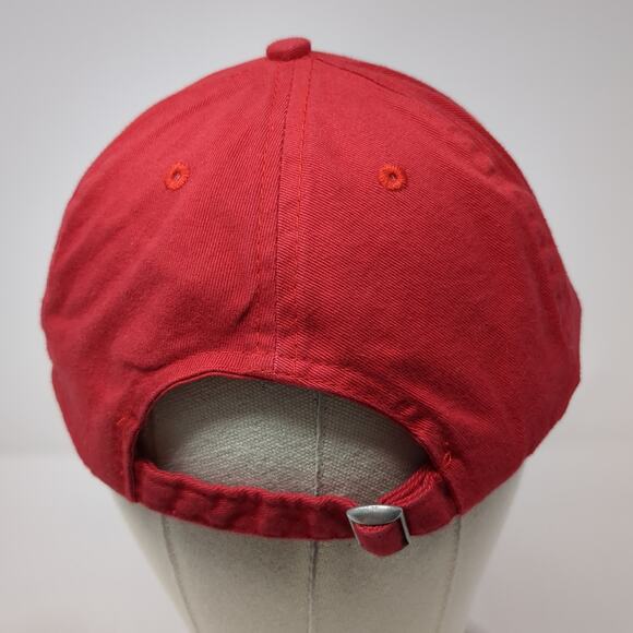 Thrivent Builds Slideback Baseball Cap Red One Size Adjustable Embroidered AMC - Picture 6 of 10